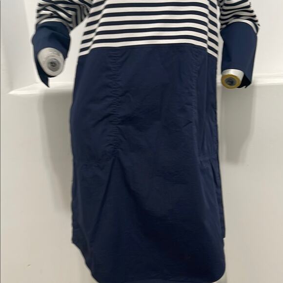 COS Navy and White Striped Tunic Dress Size M - Picture 8 of 12